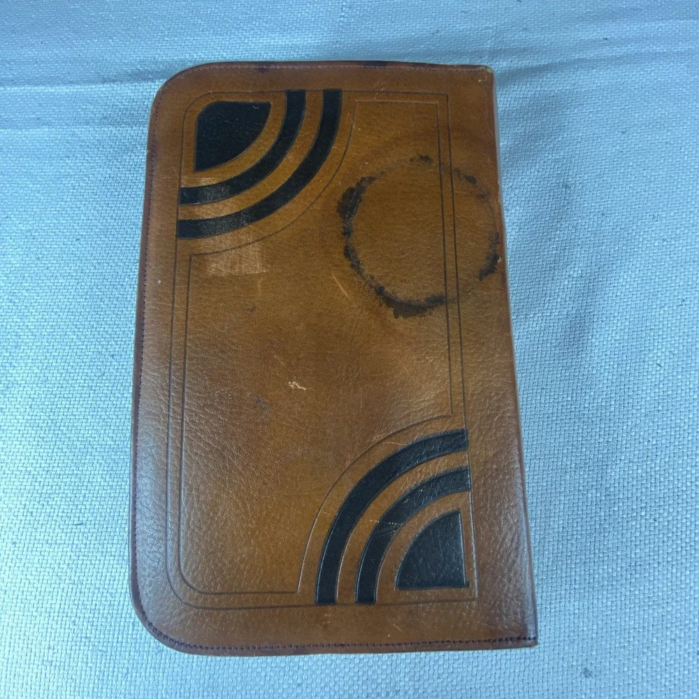 Vintage Meeker Men's Travel Shoe Shine Kit Case Leather Japan Brush Box Set 70s‎